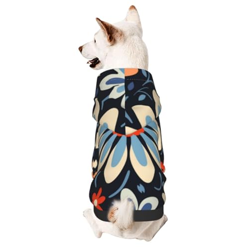 Geometrische Vektor-Haustierkleidung für Hunde, weicher und warmer Hunde-Kapuzenpullover, geeignet für kleine und mittelgroße Hunde und Katzen, Schwarz Geometrische Vektor-Haustierkleidung für Hunde, weicher und warmer Hunde-Kapuzenpullover, geeignet für kleine und mittelgroße Hunde und Katzen, Schwarz von YXLymxDAMAI