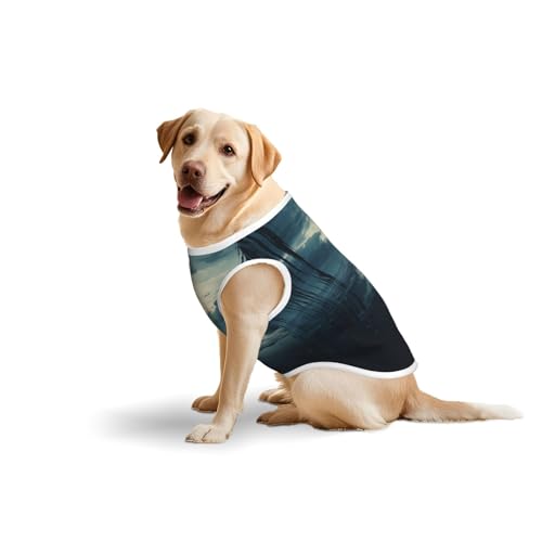 Gray Sky Haustierkleidung für Hunde – weiche Baumwoll-Hundeweste für mittelgroße und große Hunde für den täglichen Gebrauch und Outdoor-Aktivitäten Gray Sky Haustierkleidung für Hunde – weiche Baumwoll-Hundeweste für mittelgroße und große Hunde für den täglichen Gebrauch und Outdoor-Aktivitäten von YXLymxDAMAI