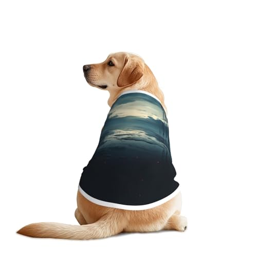 Gray Sky Hundebekleidung – atmungsaktives, weiches Hundekostüm, modische und bequeme T-Shirts für mittelgroße und große Hunde Gray Sky Hundebekleidung – atmungsaktives, weiches Hundekostüm, modische und bequeme T-Shirts für mittelgroße und große Hunde von YXLymxDAMAI