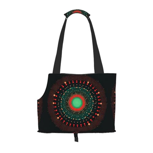 Haustier-Tragetasche, rund, farbige Punkte, kleine Hunde-Geldbörse, Katzentragetasche, faltbares Design, Reisen, Haustiere, Picknick, Outdoor Haustier-Tragetasche, rund, farbige Punkte, kleine Hunde-Geldbörse, Katzentragetasche, faltbares Design, Reisen, Haustiere, Picknick, Outdoor von YXLymxDAMAI