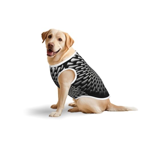 Haustierbekleidung für Hunde, flache Nudeln, weiche Baumwolle, für mittelgroße und große Hunde, für den täglichen Gebrauch und Outdoor-Aktivitäten, Weiß Haustierbekleidung für Hunde, flache Nudeln, weiche Baumwolle, für mittelgroße und große Hunde, für den täglichen Gebrauch und Outdoor-Aktivitäten, Weiß von YXLymxDAMAI