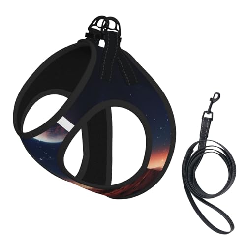 Heavenly Body Hundegeschirr, verstellbares Hundegeschirr mit reflektierendem Design, geeignet für Hunde, Katzen, Wandern, Outdoor-Aktivitäten von YXLymxDAMAI