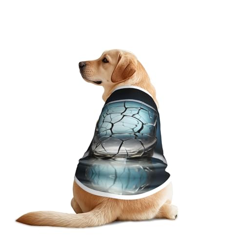 Hundebekleidung mit rissigen Körbchen – atmungsaktives, weiches Hundekostüm, modische und bequeme T-Shirts für mittelgroße und große Hunde von YXLymxDAMAI
