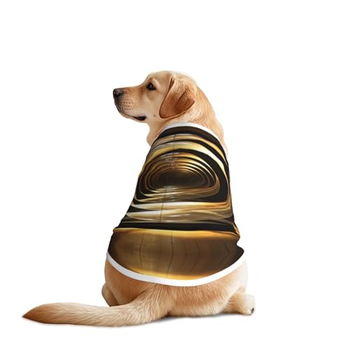 Hundebekleidung mit transparenter weißer Öffnung, atmungsaktiv, weich, modisches und bequemes T-Shirt für mittelgroße und große Hunde Hundebekleidung mit transparenter weißer Öffnung, atmungsaktiv, weich, modisches und bequemes T-Shirt für mittelgroße und große Hunde von YXLymxDAMAI