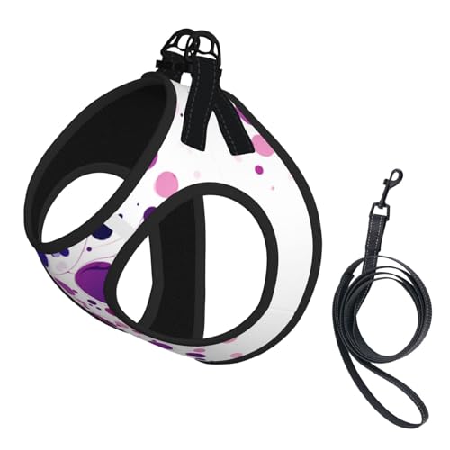 Hundegeschirr mit mehrfarbigen Aufnähern, verstellbares Hundegeschirr mit reflektierendem Design, geeignet für Hunde, Katzen, Wandern und Outdoor-Aktivitäten Hundegeschirr mit mehrfarbigen Aufnähern, verstellbares Hundegeschirr mit reflektierendem Design, geeignet für Hunde, Katzen, Wandern und Outdoor-Aktivitäten von YXLymxDAMAI