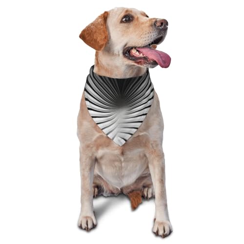 Hundehalstücher für Haustiere, Dreieckstuch, geeignet für kleine bis mittelgroße große Hunde und Katzen, Schwarz / Weiß Hundehalstücher für Haustiere, Dreieckstuch, geeignet für kleine bis mittelgroße große Hunde und Katzen, Schwarz / Weiß von YXLymxDAMAI