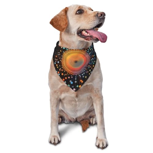 Hundehalstücher mit Regenschirm-Diagramm – Dreieckstuch für Haustiere, geeignet für kleine bis mittelgroße große Hunde und Katzen Hundehalstücher mit Regenschirm-Diagramm – Dreieckstuch für Haustiere, geeignet für kleine bis mittelgroße große Hunde und Katzen von YXLymxDAMAI