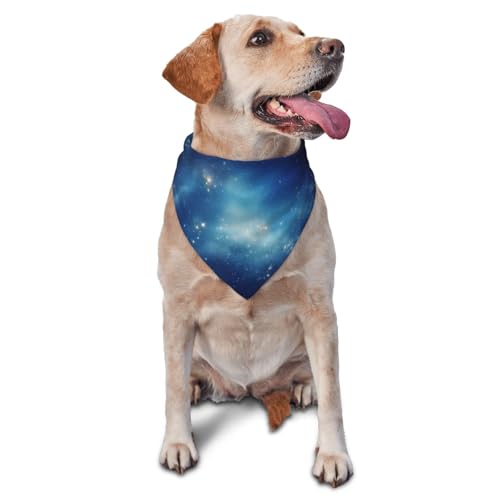 Hundehalstücher mit Sternenmotiv, Dreieckstuch für kleine bis mittelgroße und große Hunde und Katzen Hundehalstücher mit Sternenmotiv, Dreieckstuch für kleine bis mittelgroße und große Hunde und Katzen von YXLymxDAMAI