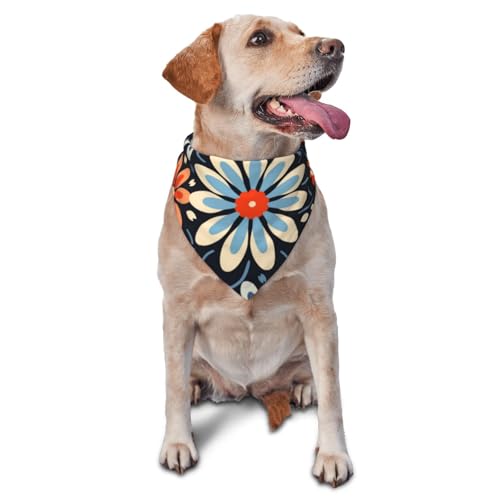 Hundehalstücher mit geometrischem Vektor, Dreieckstuch für Haustiere, geeignet für kleine bis mittelgroße große Hunde und Katzen Hundehalstücher mit geometrischem Vektor, Dreieckstuch für Haustiere, geeignet für kleine bis mittelgroße große Hunde und Katzen von YXLymxDAMAI
