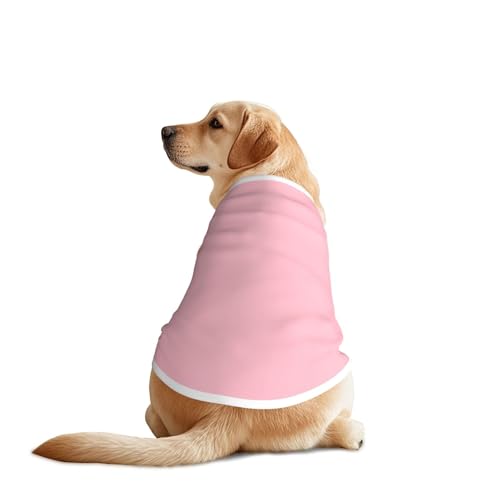 Hundekleidung in Naturrosa – atmungsaktives, weiches Hundekostüm, modische und bequeme T-Shirts für mittelgroße und große Hunde Hundekleidung in Naturrosa – atmungsaktives, weiches Hundekostüm, modische und bequeme T-Shirts für mittelgroße und große Hunde von YXLymxDAMAI
