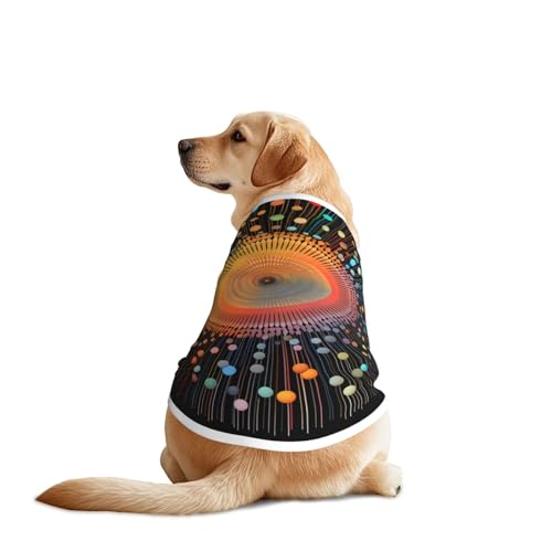 Hundekleidung mit Regenschirm-Diagramm – atmungsaktiv, weich, für Haustiere, Hunde, modische und bequeme T-Shirts für mittelgroße und große Hunde Hundekleidung mit Regenschirm-Diagramm – atmungsaktiv, weich, für Haustiere, Hunde, modische und bequeme T-Shirts für mittelgroße und große Hunde von YXLymxDAMAI