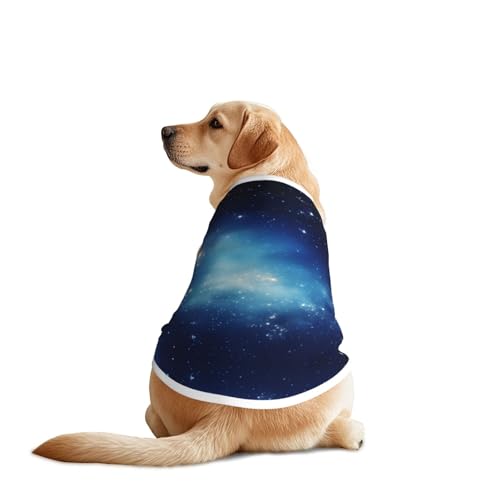 Hundekleidung mit Sternen – atmungsaktives, weiches Hundekostüm, modische und bequeme T-Shirts für mittelgroße und große Hunde Hundekleidung mit Sternen – atmungsaktives, weiches Hundekostüm, modische und bequeme T-Shirts für mittelgroße und große Hunde von YXLymxDAMAI