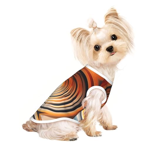 Hundeweste in schwindeligen Farben – Sommer-Hundebekleidung, niedliche Haustierkleidung für kleine und mittelgroße Hunde Hundeweste in schwindeligen Farben – Sommer-Hundebekleidung, niedliche Haustierkleidung für kleine und mittelgroße Hunde von YXLymxDAMAI