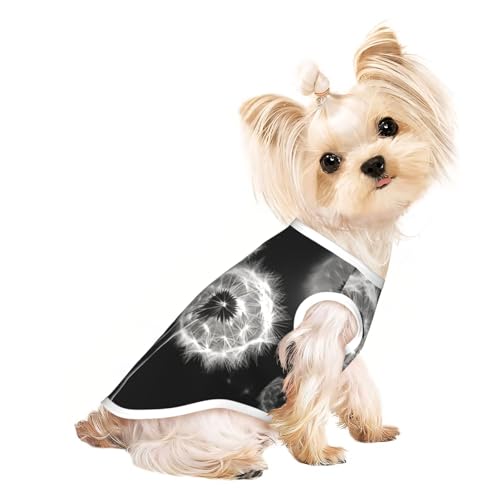 Hundeweste mit blühendem Löwenzahn, Sommer-Hundebekleidung, niedliche Haustierkleidung für kleine und mittelgroße Hunde Hundeweste mit blühendem Löwenzahn, Sommer-Hundebekleidung, niedliche Haustierkleidung für kleine und mittelgroße Hunde von YXLymxDAMAI