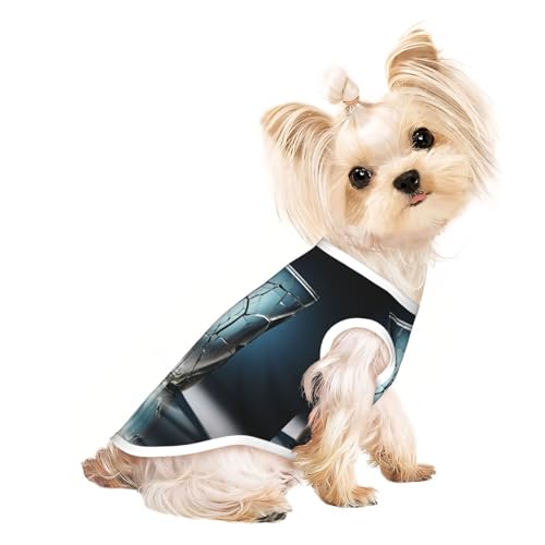 Hundeweste mit rissigen Körbchen, Sommer-Hundebekleidung, niedliche Haustierkleidung für kleine und mittelgroße Hunde Hundeweste mit rissigen Körbchen, Sommer-Hundebekleidung, niedliche Haustierkleidung für kleine und mittelgroße Hunde von YXLymxDAMAI
