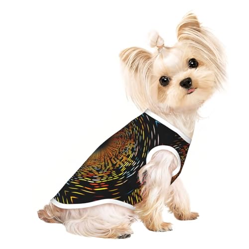Kurze, leichte Hundeweste mit Ringen – Sommer-Hundebekleidung, niedliche Haustierkleidung für kleine und mittelgroße Hunde Kurze, leichte Hundeweste mit Ringen – Sommer-Hundebekleidung, niedliche Haustierkleidung für kleine und mittelgroße Hunde von YXLymxDAMAI