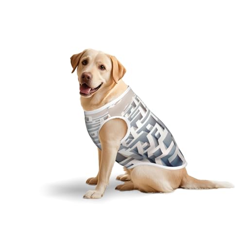 Maze Haustierkleidung für Hunde – weiche Hundeweste aus Baumwolle für mittelgroße und große Hunde für den täglichen Gebrauch und Outdoor-Aktivitäten Maze Haustierkleidung für Hunde – weiche Hundeweste aus Baumwolle für mittelgroße und große Hunde für den täglichen Gebrauch und Outdoor-Aktivitäten von YXLymxDAMAI
