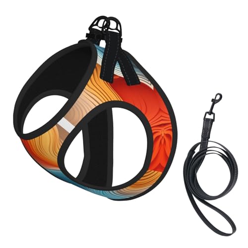 Meander Hundegeschirr mit Farbkarte, verstellbares Hundegeschirr mit reflektierendem Design, geeignet für Hunde, Katzen, Wandern und Outdoor-Aktivitäten Meander Hundegeschirr mit Farbkarte, verstellbares Hundegeschirr mit reflektierendem Design, geeignet für Hunde, Katzen, Wandern und Outdoor-Aktivitäten von YXLymxDAMAI