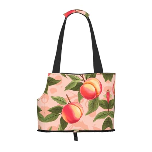 Peaches Haustier-Tragetasche, kleine Hunde-Geldbörse, Katzentragetasche, faltbares Design, Reisetasche, Picknick, Outdoor Peaches Haustier-Tragetasche, kleine Hunde-Geldbörse, Katzentragetasche, faltbares Design, Reisetasche, Picknick, Outdoor von YXLymxDAMAI