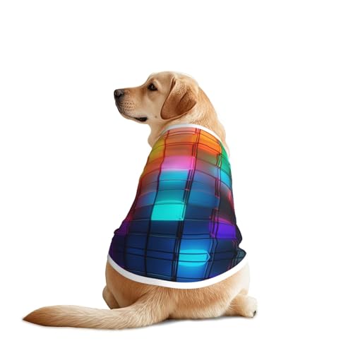 Quadratische Hundebekleidung – atmungsaktives, weiches Hundekostüm, modische und bequeme T-Shirts für mittelgroße und große Hunde Quadratische Hundebekleidung – atmungsaktives, weiches Hundekostüm, modische und bequeme T-Shirts für mittelgroße und große Hunde von YXLymxDAMAI