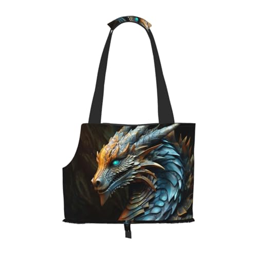 Schöne Drachen-Haustier-Tragetasche, kleine Hunde-Geldbörse, Katzentragetasche, faltbares Design, Reisetasche, Picknick, Outdoor Schöne Drachen-Haustier-Tragetasche, kleine Hunde-Geldbörse, Katzentragetasche, faltbares Design, Reisetasche, Picknick, Outdoor von YXLymxDAMAI