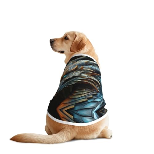 Schöne Drachen-Hundekleidung – atmungsaktives, weiches Hundekostüm, Haustier-Hunde, modische und bequeme T-Shirts für mittelgroße und große Hunde Schöne Drachen-Hundekleidung – atmungsaktives, weiches Hundekostüm, Haustier-Hunde, modische und bequeme T-Shirts für mittelgroße und große Hunde von YXLymxDAMAI