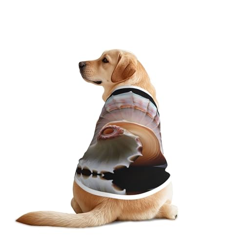Schöne Muschel-Hundekleidung – atmungsaktives, weiches Hundekostüm, modische und bequeme T-Shirts für mittelgroße und große Hunde Schöne Muschel-Hundekleidung – atmungsaktives, weiches Hundekostüm, modische und bequeme T-Shirts für mittelgroße und große Hunde von YXLymxDAMAI