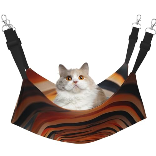 YXLymxDAMAI Dizzy Color Circle Katzenhängematte – Haustierkäfig-Hängematte mit verstellbaren Riemen, geeignet für Katzen, Frettchen, Welpen oder kleine Haustiere YXLymxDAMAI Dizzy Color Circle Katzenhängematte – Haustierkäfig-Hängematte mit verstellbaren Riemen, geeignet für Katzen, Frettchen, Welpen oder kleine Haustiere von YXLymxDAMAI