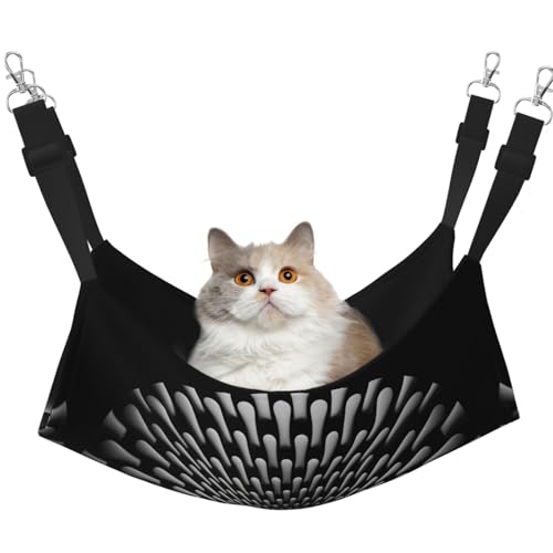 YXLymxDAMAI Katzen-Hängemattenbett, flach, Weiß, mit verstellbaren Riemen, geeignet für Katzen, Frettchen, Welpen oder kleine Haustiere YXLymxDAMAI Katzen-Hängemattenbett, flach, Weiß, mit verstellbaren Riemen, geeignet für Katzen, Frettchen, Welpen oder kleine Haustiere von YXLymxDAMAI