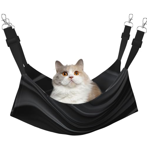 YXLymxDAMAI Macroblite Katzenhängemattenbett – Haustierkäfig-Hängematte mit verstellbaren Riemen, geeignet für Katzen, Frettchen, Welpen oder kleine Haustiere von YXLymxDAMAI