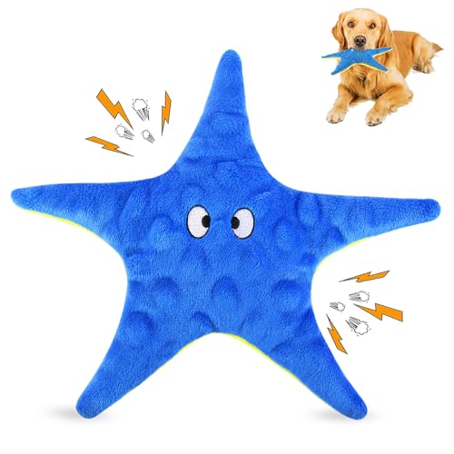 YXYANI Pet Toys, Dog Toy, Stuffed Dog Toy, Seestern Squeak Toy, Plush Toy, Chew Toys, Keep Teeth Healthy, Indestructible, Dog Birthday Toy, Small, Medium and Large Dogs,Blue YXYANI Pet Toys, Dog Toy, Stuffed Dog Toy, Seestern Squeak Toy, Plush Toy, Chew Toys, Keep Teeth Healthy, Indestructible, Dog Birthday Toy, Small, Medium and Large Dogs,Blue von YXYANI
