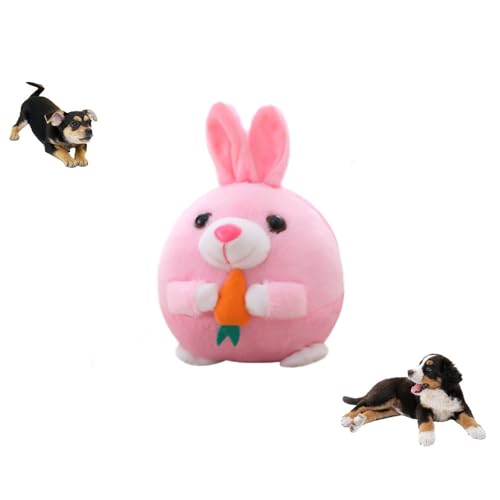 Interaktives Hundespielzeug, Bluetooth-gesteuert, quietschend, bewegliches Hundespielzeug, waschbar, Cartoon-Plüsch-Sound, elektronisches Hundespielzeug, Schütteln, Langeweile, sprechendes Spielzeug von YXthognyx