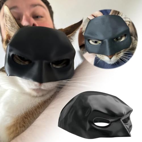 Cosplay-Maske für Katzen, Fledermaus, lustiges Katzen-Halloween-Kostüm, lustige Haustier-Dekoration für Halloween, Weihnachten, Ostern, Festival, Party, Aktivität, passend für die meisten Katzen, Cosplay-Maske für Katzen, Fledermaus, lustiges Katzen-Halloween-Kostüm, lustige Haustier-Dekoration für Halloween, Weihnachten, Ostern, Festival, Party, Aktivität, passend für die meisten Katzen, von YYAZXSIQ