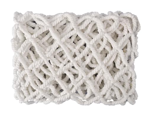 Anti-Fall-Netting-Sicherheitsnetz Outdoor Herbstschutz Langlebiger Tränenresistant Wirkung Resistantes dekoratives Netz für Terrassen Balkon Treppe Spielplatz Hinterhof Innenzaungeländer weiß 1.5M*4M von YYDSWTW