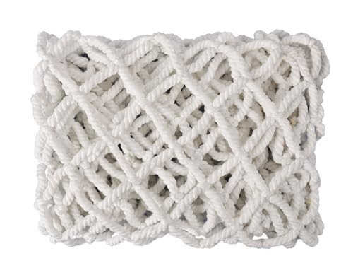 Anti-Fall-Netting-Sicherheitsnetz-Treppe Fallschutzschutz langlebiger, rissresistenter wirkungsbeständiges dekoratives Netz für Terrasse Balkon Spielplatz Hinterhof Innen-/Außenzaungelän weiß 1.5M*4M von YYDSWTW