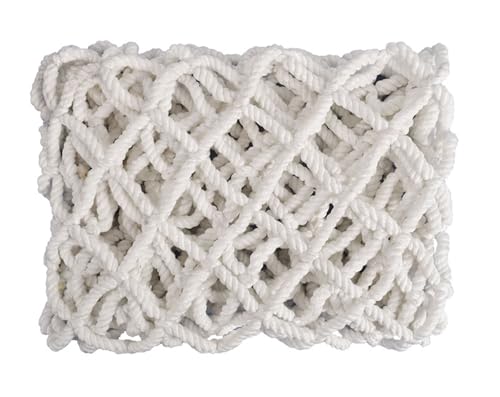 Sicherheitsnetz Anti-Fall-Fall-Netting-Innen-/Outdoor-Herbstschutz Tränenresistant Wirkung Resistantes dauerhaftes dekoratives Netz für Balkon Treppe Spielplatz Hinterhof Terrassenzaun G weiß 1.5M*4M von YYDSWTW