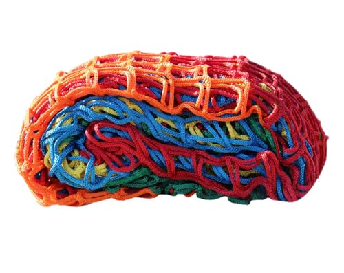 Sicherheitsnetz Anti-Fall-Netting-Spielplatz Herbstschutz Tränenresistant Wirkung Resistantes dauerhaftes dekoratives Netz für Balkon Treppe Hinterhof Innen-/Außenpreis-Terrasse. colorful 1.5M*4M von YYDSWTW