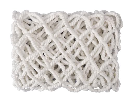 Sicherheitsnetz Fallschutz Hinterhof Anti-Fall-Fall-Fassnetze-Tränenfest-Wirkung Resistantes dauerhaftes dekoratives Netz für Balkon Treppe Spielplatz Innen-/Außenternen-Terrassen. weiß 1.5M*4M von YYDSWTW