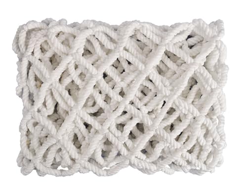 Sicherheitsnetz Fallschutz Terrasse Anti-Fall-Fall-Netting-Tränenresistant Wirkung Resistantes dauerhaftes dekoratives Netz für Balkon Treppenspielplatz Hinterhof Innen-/Außenzaungelände weiß 1.5M*4M von YYDSWTW