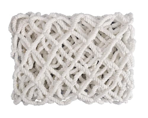 Sicherheitsnetz Fallschutztreppe Anti-Fall-Fall-Netting-Tränenresistant Wirkung Resistantes dauerhaftes dekoratives Netz für den Balkon Spielplatz Hinterhof Innen-/Außenpreis-Terrasse. weiß 1.5M*4M von YYDSWTW