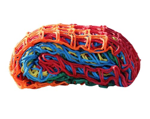 YYDSWTW Anti-Fall-Netting-Dekorationsnetz Herbstschutz Balkon Sicherheitsnetz Langlebige Tränenresistent Resistent für Treppenspielplatz Hinterhof Innen-/Außenpreis-Terrassen. Colorful 1.5M*4M von YYDSWTW