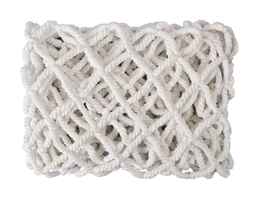 YYDSWTW Anti-Fall-Netting-Herbstschutz Balkon Sicherheit Netto Langlebige, reißresistente wirkungsbeständige dekorative Netze für Treppenhöhlen Treppenspielplatz Innen-/Außenzaungeländer weiß 1.5M*4M von YYDSWTW