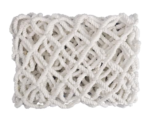 YYDSWTW Anti-Fall-Netting-Herbstschutzzaungeländer Sicherheitsnetz Langlebige, rissresistente wirkungsbeständige dekorative Mesh für die Treppe Treppe im Innen- und weiß 1.5M*4M von YYDSWTW