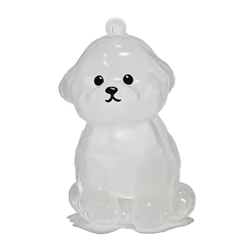 YYDSWTW Hundehaarschlüsselhain Pet Memorial Storage Box Hanging Charm 1 Pack tragbarer Form transparenter Behälter für Eigentümer Souvenir D von YYDSWTW