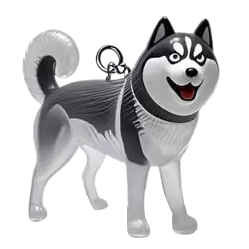 YYDSWTW Hundehaarschlüsselkettenfell transparentes Behälter Souvenir Keyring 1 Pack tragbare Form für Besitzer, die Charm Pet Memorial hängen A von YYDSWTW