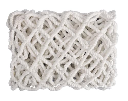 YYDSWTW Sicherheitsnetz Anti-Fall-Netting-Hinterhof-Herbstschutz Tränenresistant Wirkung Resistantes dauerhaftes dekoratives Netz für die Treppe Treppe im Innen-/Außenzaun weiß 1.5M*4M von YYDSWTW