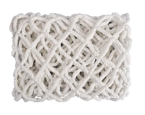 YYDSWTW Sicherheitsnetz Anti-Fall-Wasser-Netting im Innen-/Outdoor-Herbstschutz Tränenresistant Wirkung Resistantes dauerhaftes dekoratives Netz für Terrasse Treppenspielplatz weiß 1.5M*4M von YYDSWTW