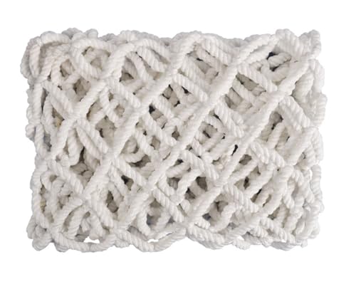 YYDSWTW Sicherheitsnetz Fallschutz Zaungeländer Anti-Fall-Fall-Netting Langlebige, reißresistente wirkungsbeständige dekorativ weiß 1.5M*4M von YYDSWTW