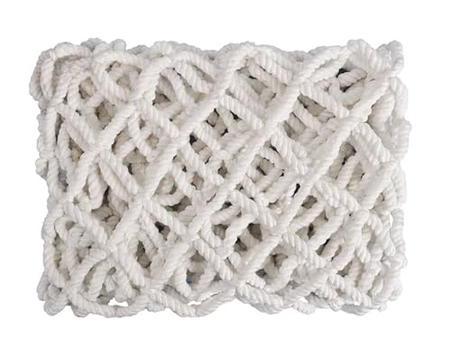 YYDSWTW Sicherheitsnetz dekoratives Mesh Anti-Fall-Fall-Netting-Balkon Herbstschutz Tränenresistante Wirkung resistent für Treppenspielplatz Hinterhof Innen-/Außenpreis-Terrassen. weiß 1.5M*4M von YYDSWTW