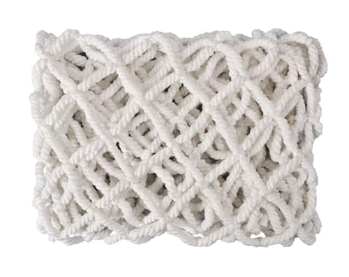 YYDSWTW Sicherheitsnetz dekoratives Mesh Anti-Fall-Fall-Netting-Hinterhof-Herbstschutz Tränenresistent resistent für Terrasse Balkon Treppe Spielplatz Innen-/Außenzaungeländer weiß 1.5M*4M von YYDSWTW